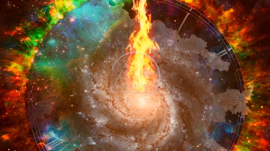Eternal fire in vivid Universe