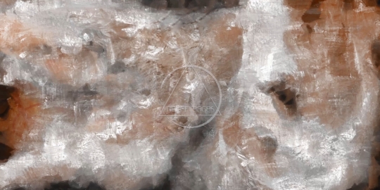 Abstract canvas in muted colors