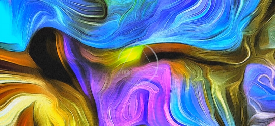 Color movement. Abstract Painting